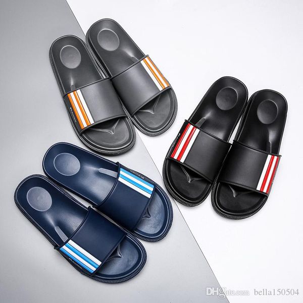new designer slipper gear bottoms mens striped sandals causal non-slip summer huaraches slippers flip flops slipper quality, Black
new designer slipper gear bottoms mens striped sandals causal non-slip summer huaraches slippers flip flops slipper quality, Black