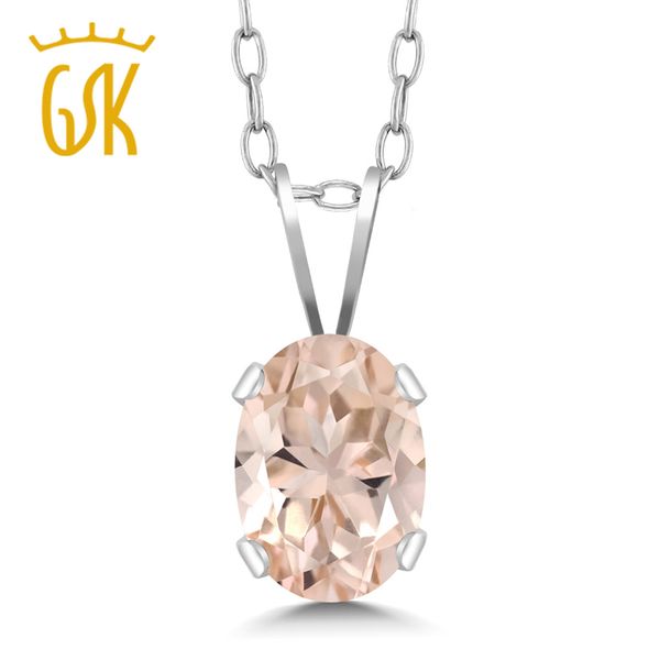 gemstoneking 925 sterling silver gemstone fine jewelry 0.65 ct oval natural peach morganite pendant necklace for women
gemstoneking 925 sterling silver gemstone fine jewelry 0.65 ct oval natural peach morganite pendant necklace for women