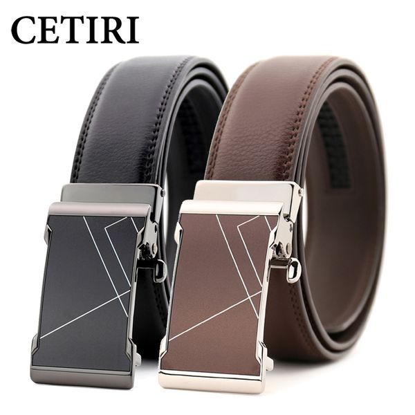 cetiri belts for men genuine leather cowskin black brown belt automatic buckle business male men's belts 130cm
cetiri belts for men genuine leather cowskin black brown belt automatic buckle business male men's belts 130cm