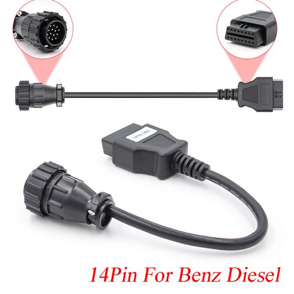 for for diesel 14pin to 16pin car diagnostic cable 14 pin to obdii obd2 obd ii odb 2 16 pin adapter 2019 sale
for for diesel 14pin to 16pin car diagnostic cable 14 pin to obdii obd2 obd ii odb 2 16 pin adapter 2019 sale