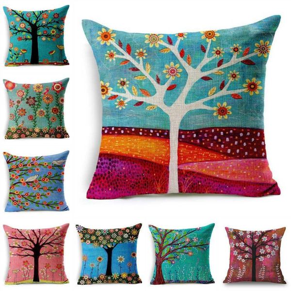 lychee rural tree floral printed cushion case colorful 45x45cm linencushion cover for bedroom home office
lychee rural tree floral printed cushion case colorful 45x45cm linencushion cover for bedroom home office