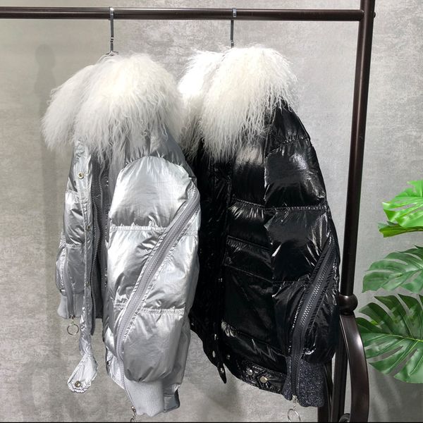 womens coats winter jacket women korean puffer jacket sheep fur collar warm parkas chamarras de mujer ktl-2071 yy1208, Black
womens coats winter jacket women korean puffer jacket sheep fur collar warm parkas chamarras de mujer ktl-2071 yy1208, Black
