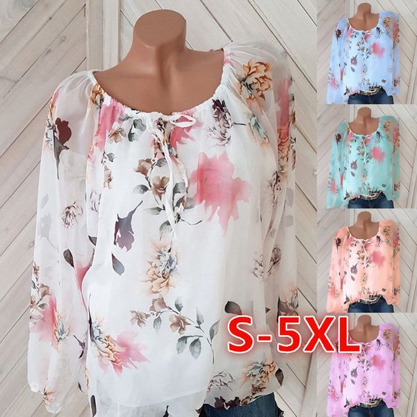 fashion women's slash neck collar printed chiffon shirt casual women's blouses shirts beach seasides shirts, White
fashion women's slash neck collar printed chiffon shirt casual women's blouses shirts beach seasides shirts, White