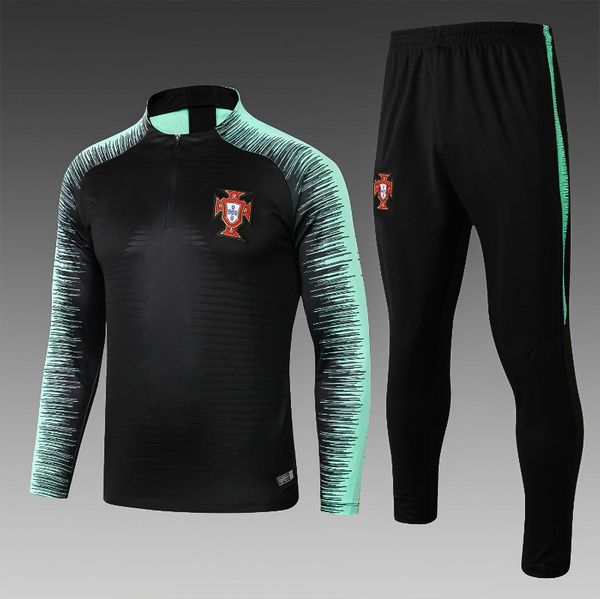 2019 portugal national team training outfit black jacket green tripe leeve z training outfit 18 19 long football track uit xl
2019 portugal national team training outfit black jacket green tripe leeve z training outfit 18 19 long football track uit xl