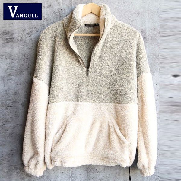 2019 vangull new camel plain faux fur fluffy teddy hoodie pullovers casual drawstring preppy women autumn minimalist sweatshirt, Black
2019 vangull new camel plain faux fur fluffy teddy hoodie pullovers casual drawstring preppy women autumn minimalist sweatshirt, Black