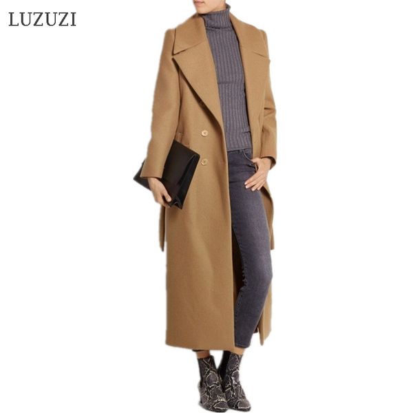 luzuzi casaco feminino 2019 women plus size autumn winter cassic simple wool maxi long coat female robe outerwear manteau femme, Black
luzuzi casaco feminino 2019 women plus size autumn winter cassic simple wool maxi long coat female robe outerwear manteau femme, Black