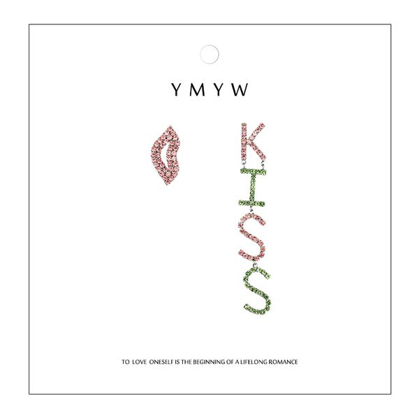 ymyw fashion personalized copper gold plate earrings asymmetrical lips letter kiss earrings for women girls 2019 party gift, Golden;silver
ymyw fashion personalized copper gold plate earrings asymmetrical lips letter kiss earrings for women girls 2019 party gift, Golden;silver
