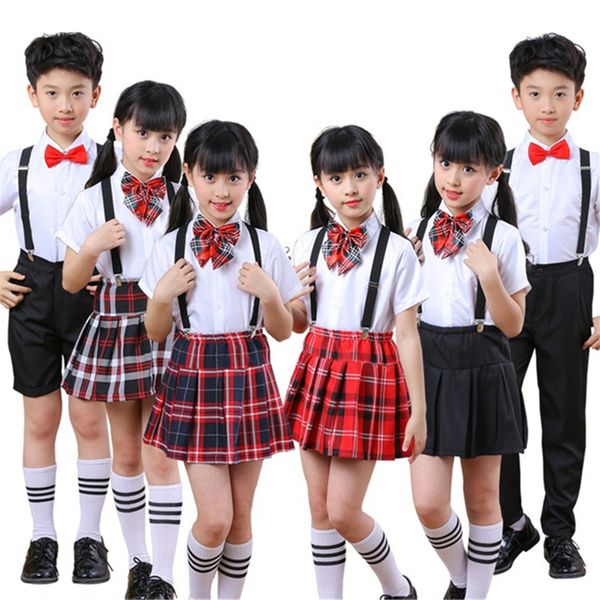 10color children school uniform for girls dress student class clothes matching outfits boys wedding choir party costumes set, Blue
10color children school uniform for girls dress student class clothes matching outfits boys wedding choir party costumes set, Blue