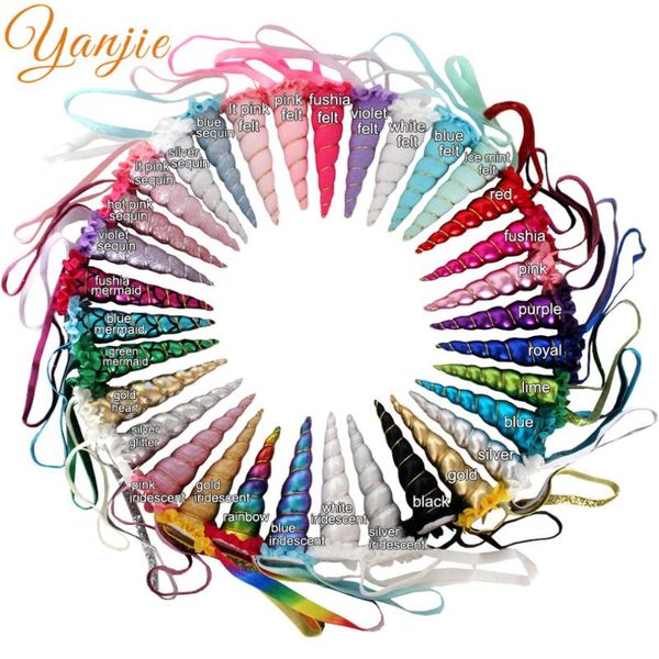 dhl 100pcs/lot 5'' glitter unicorn headband for girls 2019 metallic unicorn horn elastic hair band kids party hair accessories, Slivery;white
dhl 100pcs/lot 5'' glitter unicorn headband for girls 2019 metallic unicorn horn elastic hair band kids party hair accessories, Slivery;white