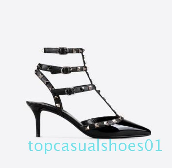 designer pointed toe studs patent leather rivets sandals women studded strappy dress shoes valentine 10cm 6cm high heel shoes 1 t01, Black
designer pointed toe studs patent leather rivets sandals women studded strappy dress shoes valentine 10cm 6cm high heel shoes 1 t01, Black