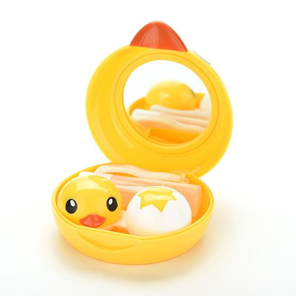 little yellow duck portable pocket contact lens case for women travel kit holder contact lenses box with mirror
little yellow duck portable pocket contact lens case for women travel kit holder contact lenses box with mirror