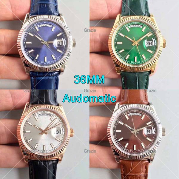 luxury designer brand automatic mens watches 36mm sapphire 2020 new fashion watch leather watch folding buckle strap armbanduhr, Slivery;brown
luxury designer brand automatic mens watches 36mm sapphire 2020 new fashion watch leather watch folding buckle strap armbanduhr, Slivery;brown