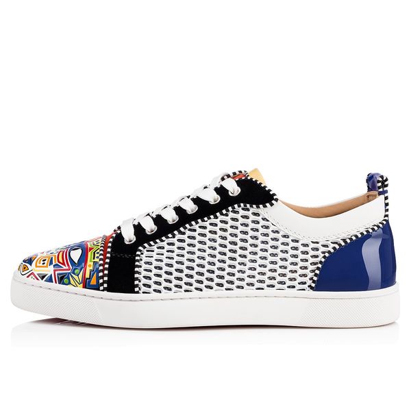eyes graffiti print genuine leather shoes low cut mesh sneakers,luxury red bottom junior spiked stuff fashion leisure men's trainers, Black
eyes graffiti print genuine leather shoes low cut mesh sneakers,luxury red bottom junior spiked stuff fashion leisure men's trainers, Black
