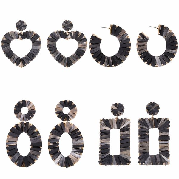 girlgo brand design raffia black love heart drop earrings for women handmade crystal eyes tassel earrings jewelry wedding gifts, Silver
girlgo brand design raffia black love heart drop earrings for women handmade crystal eyes tassel earrings jewelry wedding gifts, Silver