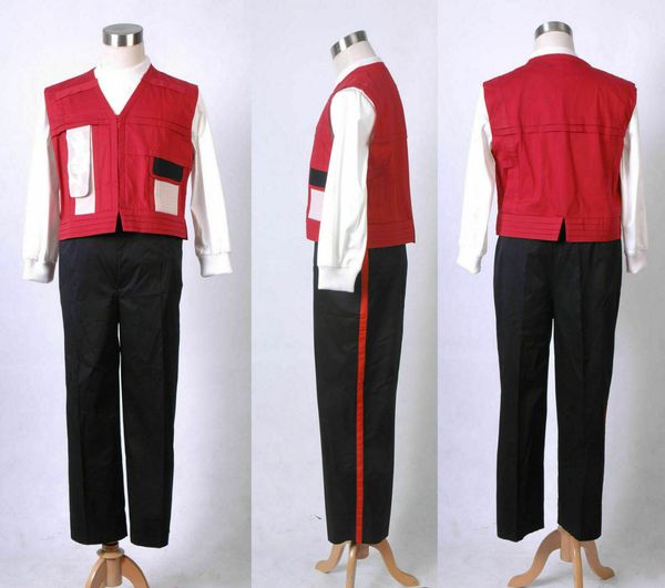 new star trek ii-vi wrath of khan starfleet costume uniform full set, Black;red
new star trek ii-vi wrath of khan starfleet costume uniform full set, Black;red