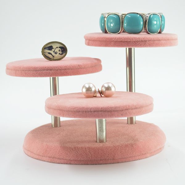3 layer round jewelry display stand bracelet chain watch holder rack jewelry display organizer stand 1pc, Black
3 layer round jewelry display stand bracelet chain watch holder rack jewelry display organizer stand 1pc, Black