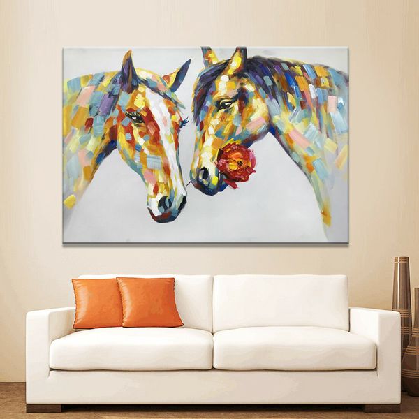 wall art 100%hand painted animal horse in love oil painting on canvas hand painted art home decor wall decor wall art picture
wall art 100%hand painted animal horse in love oil painting on canvas hand painted art home decor wall decor wall art picture