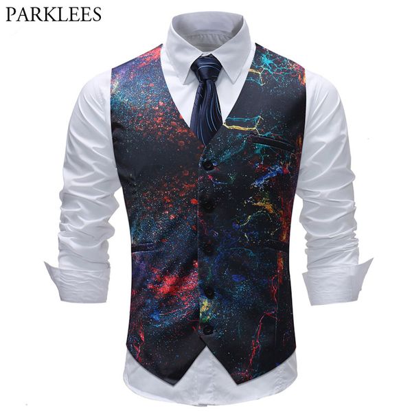 colorful splash ink print single breasted suit vest men 2018 brand new slim fit sleeveless waistcoat men party wedding vests 5xl, Black;white
colorful splash ink print single breasted suit vest men 2018 brand new slim fit sleeveless waistcoat men party wedding vests 5xl, Black;white