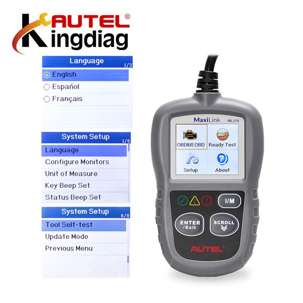 ml319 autel original maxilink ml319 obd/obdii code reader scanner diy auto diagnostic same as al319 update via official website
ml319 autel original maxilink ml319 obd/obdii code reader scanner diy auto diagnostic same as al319 update via official website