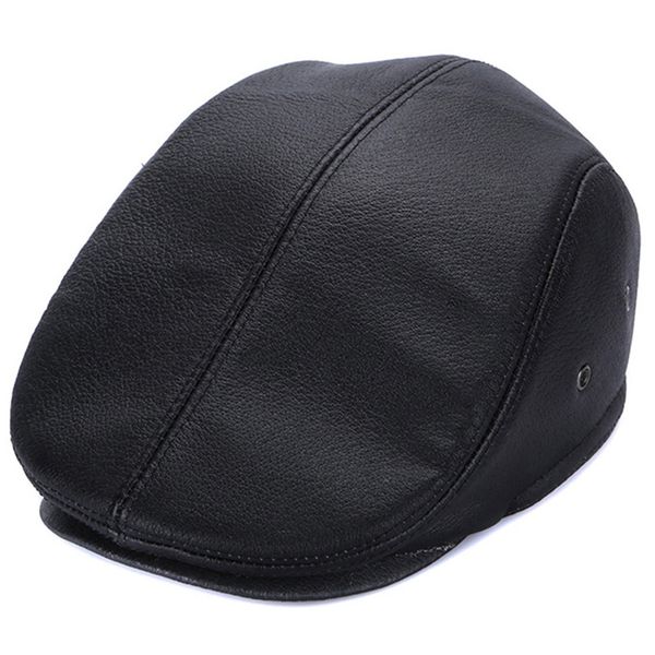 solid color cowhide leather berets for men autumn winter hat flat visor peaked cap male newsboy caps mens beret hats, Blue;gray
solid color cowhide leather berets for men autumn winter hat flat visor peaked cap male newsboy caps mens beret hats, Blue;gray
