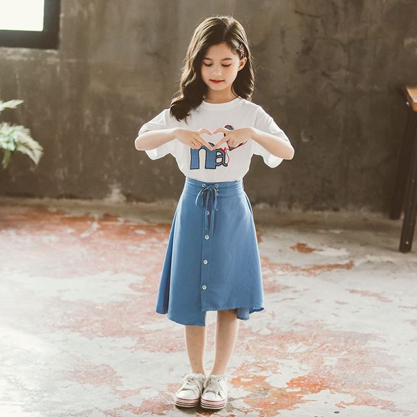 clothing sets girls clothes set summer kids print t-shirt and skirts teen girl 2 pcs suit 4 6 8 10 12 13y children, White
clothing sets girls clothes set summer kids print t-shirt and skirts teen girl 2 pcs suit 4 6 8 10 12 13y children, White