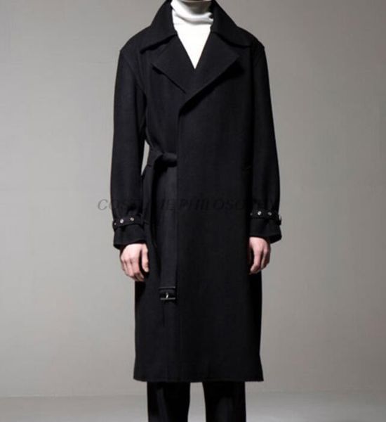 s-6xl 2019 autumn men's new fashion personalized customization large size raw double-breasted wool coat, Black
s-6xl 2019 autumn men's new fashion personalized customization large size raw double-breasted wool coat, Black