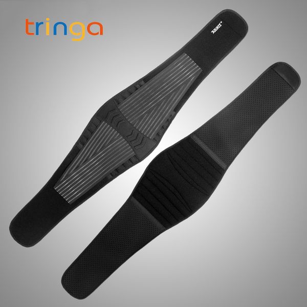 lumbar support waist pain back supporting brace for fitness weightlifting belts sports safety corrector gym sports access, Black;gray 
lumbar support waist pain back supporting brace for fitness weightlifting belts sports safety corrector gym sports access, Black;gray