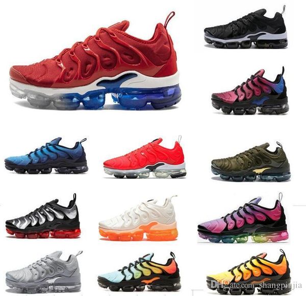 Walking Shoes Men&women TN Shoes tns plus air Fashion Increased Ventilation Casual Trainers Olive red blue black Sneakers Chausseures