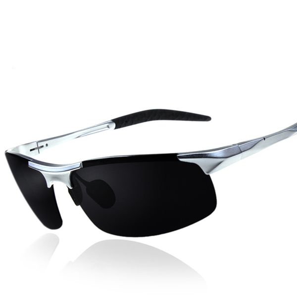 outdoor sports aluminum-magnesium alloy half-frame sunglasses 8177, White;black
outdoor sports aluminum-magnesium alloy half-frame sunglasses 8177, White;black