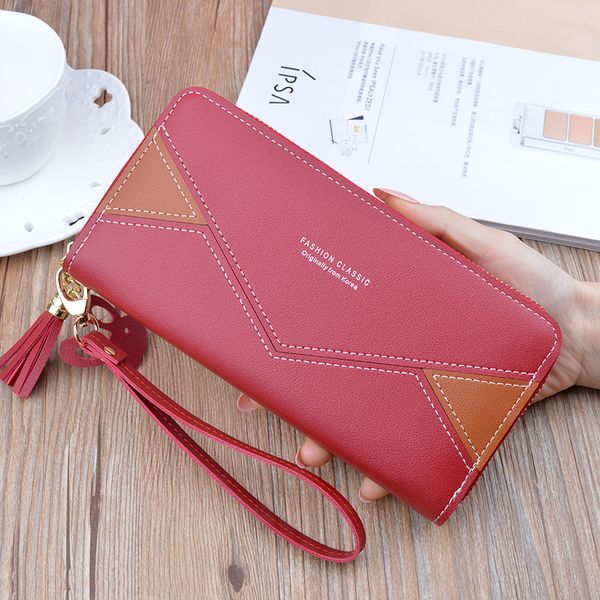 2020 new wallet pu leather purse female long wallet gold hollow leaves pouch handbag for women coin purse card holders clutch, Red;black
2020 new wallet pu leather purse female long wallet gold hollow leaves pouch handbag for women coin purse card holders clutch, Red;black