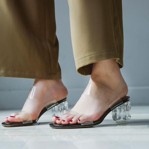 doratasia 2020 dropship fashion clear heels big size 43 shoes women eleagnt design summer mules slipper sandals woman, Black
doratasia 2020 dropship fashion clear heels big size 43 shoes women eleagnt design summer mules slipper sandals woman, Black