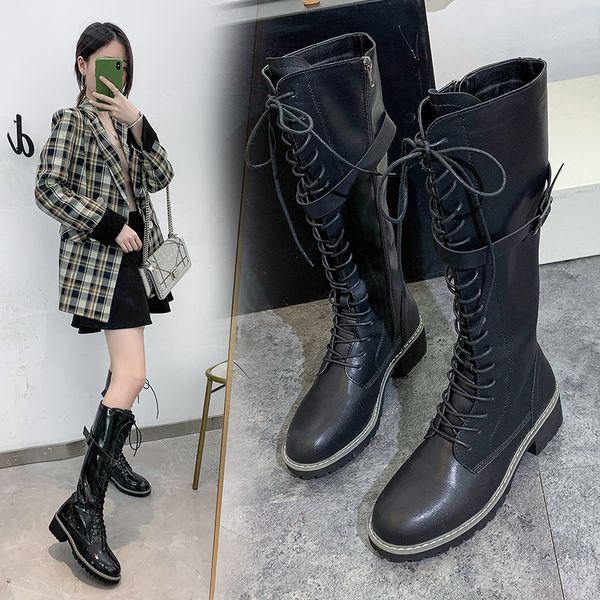 shoes women boots winter lace up low heels booties booties ladies round toe bootee woman 2019 luxury designer mid calf rock, Black
shoes women boots winter lace up low heels booties booties ladies round toe bootee woman 2019 luxury designer mid calf rock, Black