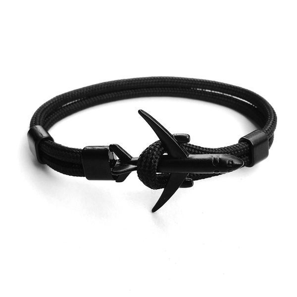 fashion airplane anchor bracelets men charm rope chain paracord bracelet male women air plane style braided bracelet sport hook, Golden;silver
fashion airplane anchor bracelets men charm rope chain paracord bracelet male women air plane style braided bracelet sport hook, Golden;silver