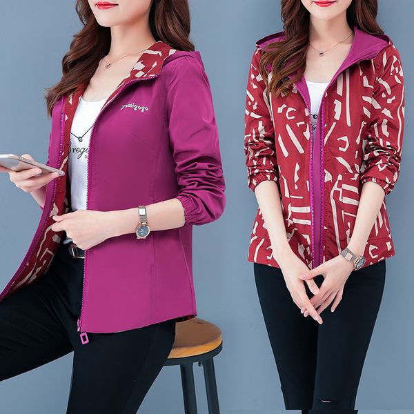 new style hooded reversible jacket women's autumn and winter korean-style fashion youth loose casual baseball uniform fashion, Black;brown
new style hooded reversible jacket women's autumn and winter korean-style fashion youth loose casual baseball uniform fashion, Black;brown