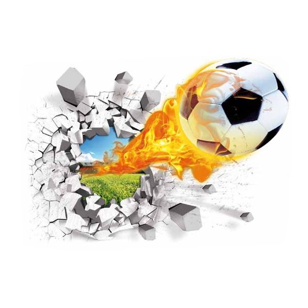 super real 3d soccer wall sticker dirtproof cartoon wall poster through-wall sticker paper decorative
super real 3d soccer wall sticker dirtproof cartoon wall poster through-wall sticker paper decorative