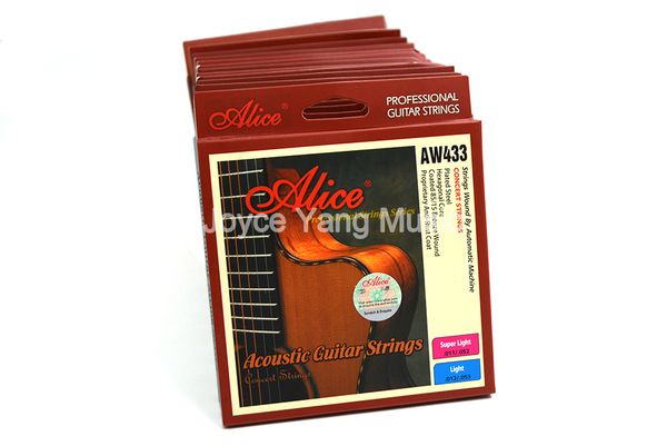 12 sets of alice aw433p acoustic guitar strings plated steel&coated 85/15 bronze wound&colourful ball-end super light
12 sets of alice aw433p acoustic guitar strings plated steel&coated 85/15 bronze wound&colourful ball-end super light