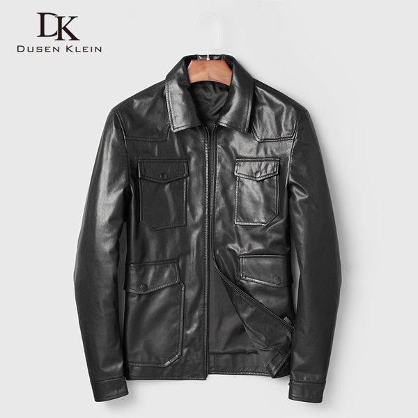 men genuine leather jacket real sheepskin jackets casual short black pockets 2019 autumn new jacket for man 19c333
men genuine leather jacket real sheepskin jackets casual short black pockets 2019 autumn new jacket for man 19c333