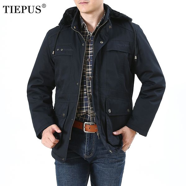 tiepus winter jacket men fashion cotton warm coat plus size 5xl,6xl, 7xl, 8xl windbreaker jacket men's hooded parks men, Tan;black
tiepus winter jacket men fashion cotton warm coat plus size 5xl,6xl, 7xl, 8xl windbreaker jacket men's hooded parks men, Tan;black