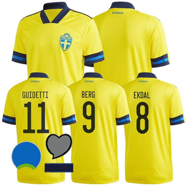 20 21 sweden home soccer jerseys thai quality 2020 national team soccer shirts ibrahimovic kallstrom forsberg camisetas football shirt, Black;yellow
20 21 sweden home soccer jerseys thai quality 2020 national team soccer shirts ibrahimovic kallstrom forsberg camisetas football shirt, Black;yellow