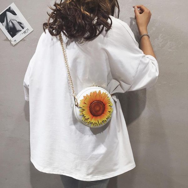 sweet round handbags pu leather women crossbody bags female small fresh flower chain shoulder messenger bag sac a main #t1g
sweet round handbags pu leather women crossbody bags female small fresh flower chain shoulder messenger bag sac a main #t1g