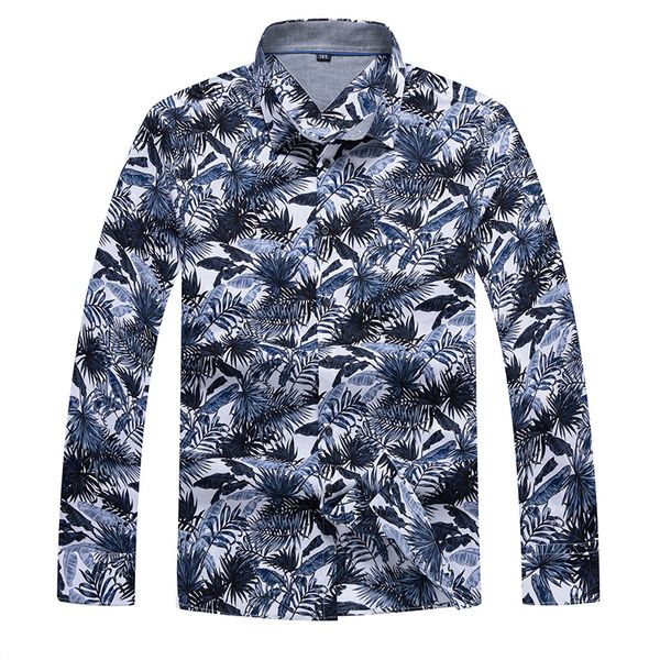 men's dress shirts fashion plus size 120kg casual printed floral long sleeve button shirt blouse spring summer, White;black
men's dress shirts fashion plus size 120kg casual printed floral long sleeve button shirt blouse spring summer, White;black