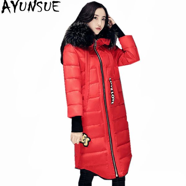 ayunsue large size 5xl thick womens down jackets white duck down coat female hooded winter jacket women red parkas casaco wxf501, Black
ayunsue large size 5xl thick womens down jackets white duck down coat female hooded winter jacket women red parkas casaco wxf501, Black
