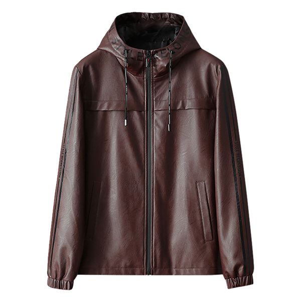 new fashion autumn male leather jacket plus size 4xl black wine gray mens zipper hoodie imitation leather jacket coat
new fashion autumn male leather jacket plus size 4xl black wine gray mens zipper hoodie imitation leather jacket coat