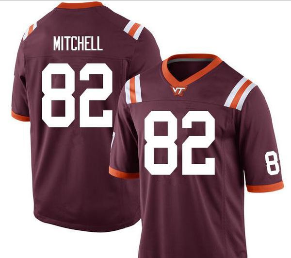 rare va tech hokies j. mitchell #82 hezekiah grimsley #6 real full embroidery college jersey size s-4xl or custom any name or number jersey, Black;red
rare va tech hokies j. mitchell #82 hezekiah grimsley #6 real full embroidery college jersey size s-4xl or custom any name or number jersey, Black;red