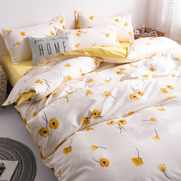 denim linen quilt bedding spring and autumn dormitory girl heart small yellow three-piece set
denim linen quilt bedding spring and autumn dormitory girl heart small yellow three-piece set