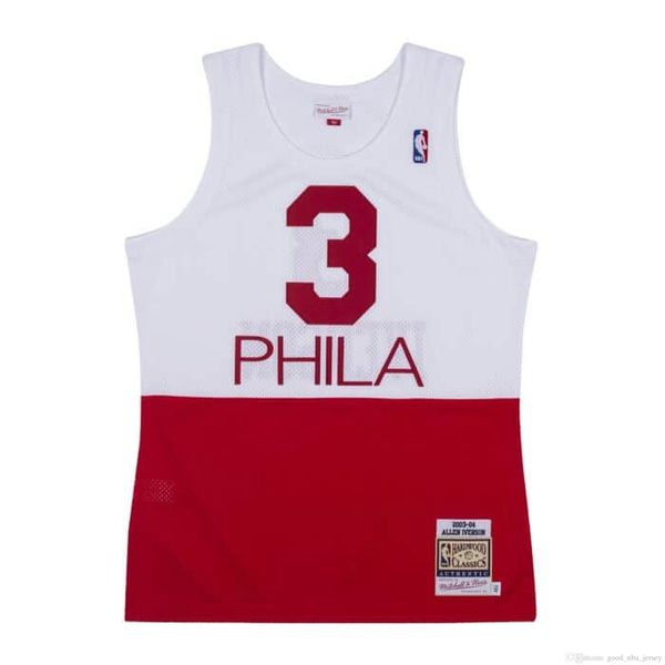 authentic jersey mitchell & ness philadelphia 76ers vintage 2003-04 allen iverson hardwoods classics, Black;red
authentic jersey mitchell & ness philadelphia 76ers vintage 2003-04 allen iverson hardwoods classics, Black;red