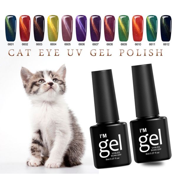 1 bottle uv gel nail polish long lasting shining cat eye gel varnish for manicure pedicure ---ms
1 bottle uv gel nail polish long lasting shining cat eye gel varnish for manicure pedicure ---ms