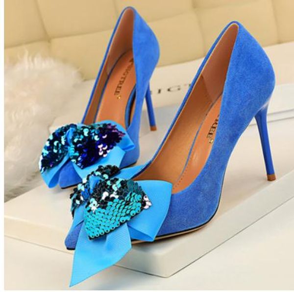 2019 women's shoes in spring and autumn with new style high heel fine heel pointed end bowknot suede@171, Black
2019 women's shoes in spring and autumn with new style high heel fine heel pointed end bowknot suede@171, Black