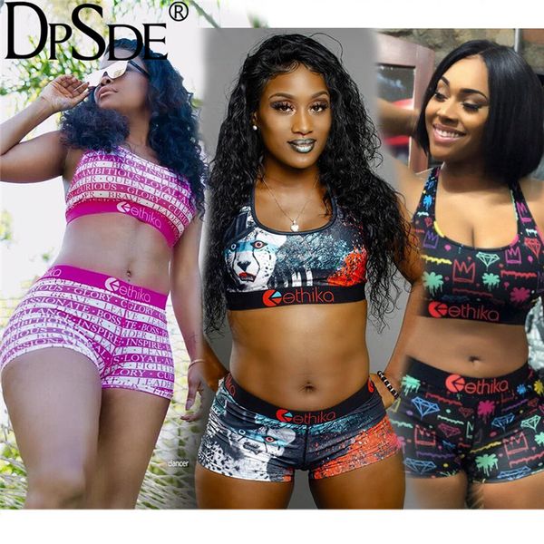 dpsde 2020 summer women beach style sleeveless round neck short elastic short pants printed two piece sets, White
dpsde 2020 summer women beach style sleeveless round neck short elastic short pants printed two piece sets, White