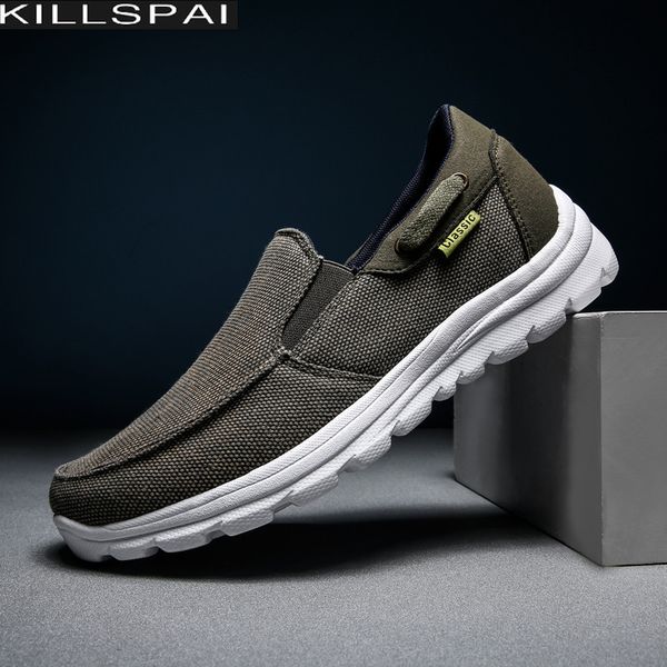 killspai men casual slip-on flat shoes mesh footwear comfortable breathable sneakers new comfortable and soft casual shoes, Black
killspai men casual slip-on flat shoes mesh footwear comfortable breathable sneakers new comfortable and soft casual shoes, Black
